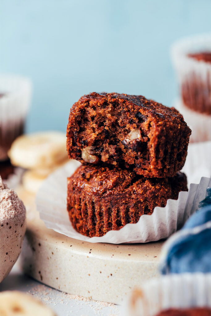 1-Bowl Banana Buckwheat Muffins (Vegan + GF)