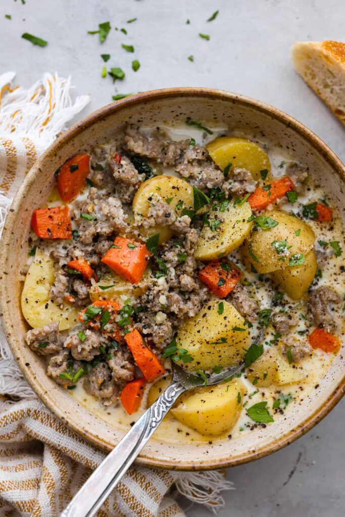 Creamy Sausage and Potato Soup