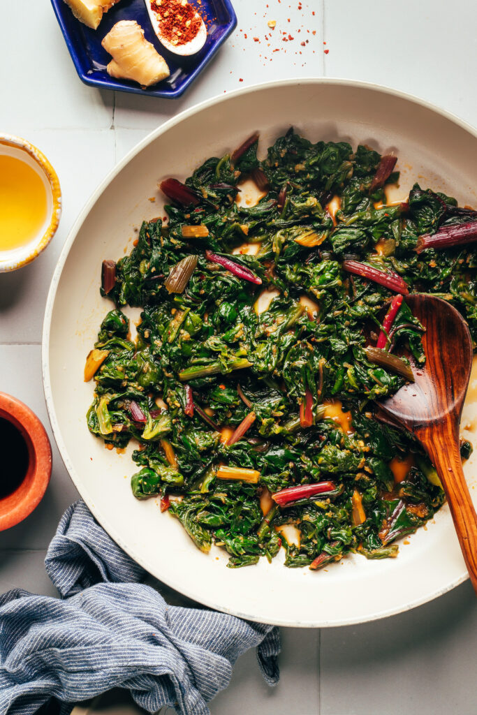 Sesame Sautéed Swiss Chard – Minimalist Baker Recipes