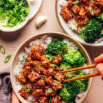 Spicy Garlicky Sesame Tofu (30 Minutes!)