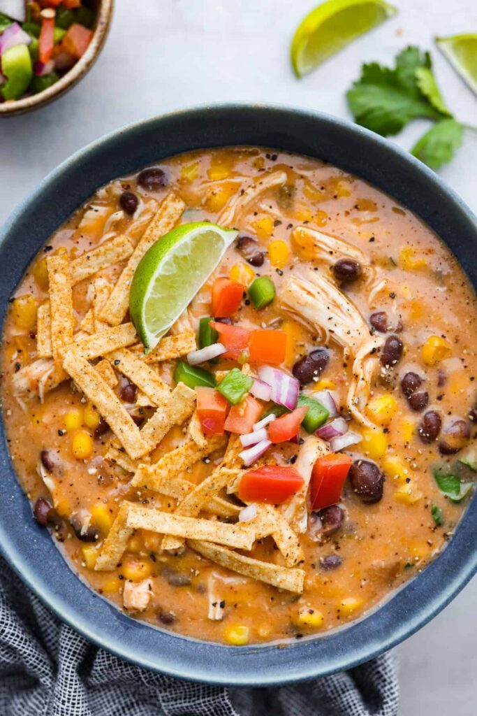 Slow Cooker Chicken Fajita Soup Recipe