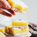 The BEST Vegan Gluten-Free Lemon Bars