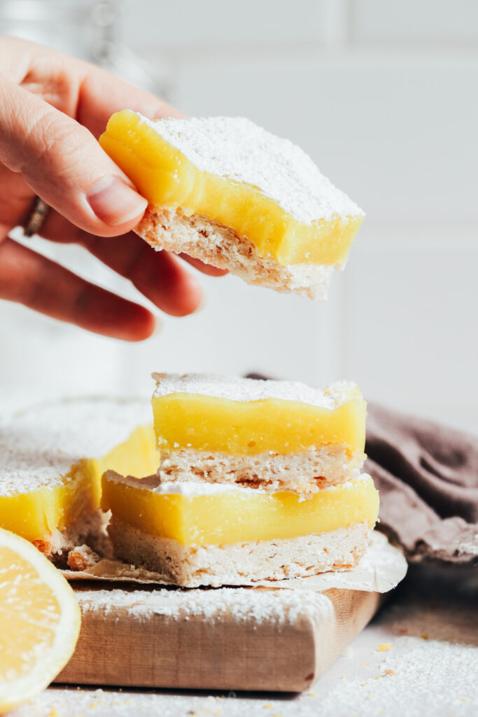 The BEST Vegan Gluten-Free Lemon Bars