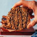 Hemp Seed Florentine Cookies (Vegan + GF)