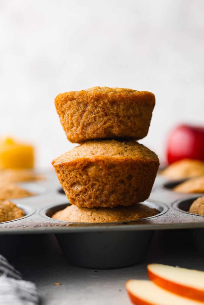 Applesauce Muffins (No Eggs, Oil, or Sugar!)