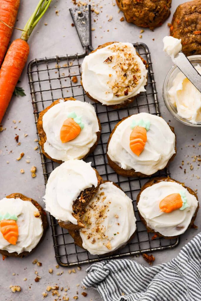 Frosted Carrot Cake Cookies | The Recipe Critic