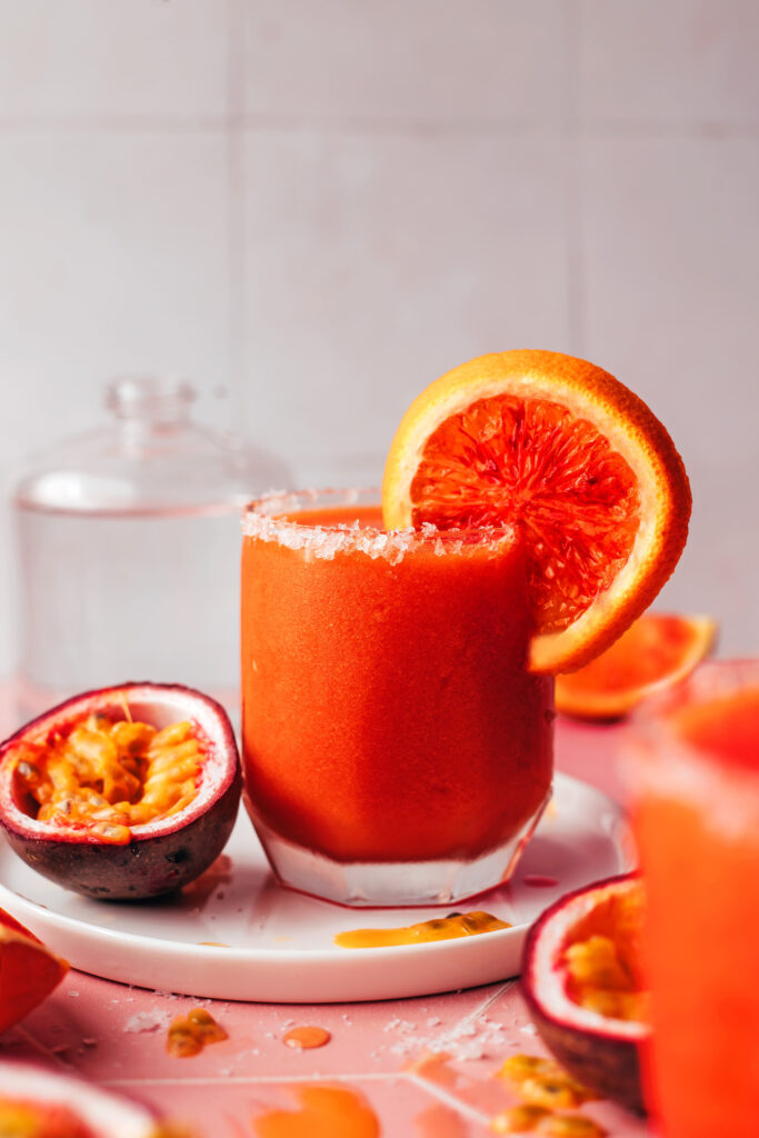 Frozen Passion Fruit Mezcalita – Minimalist Baker Recipes