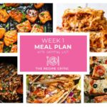 Week 1 Meal Plan | The Recipe Critic