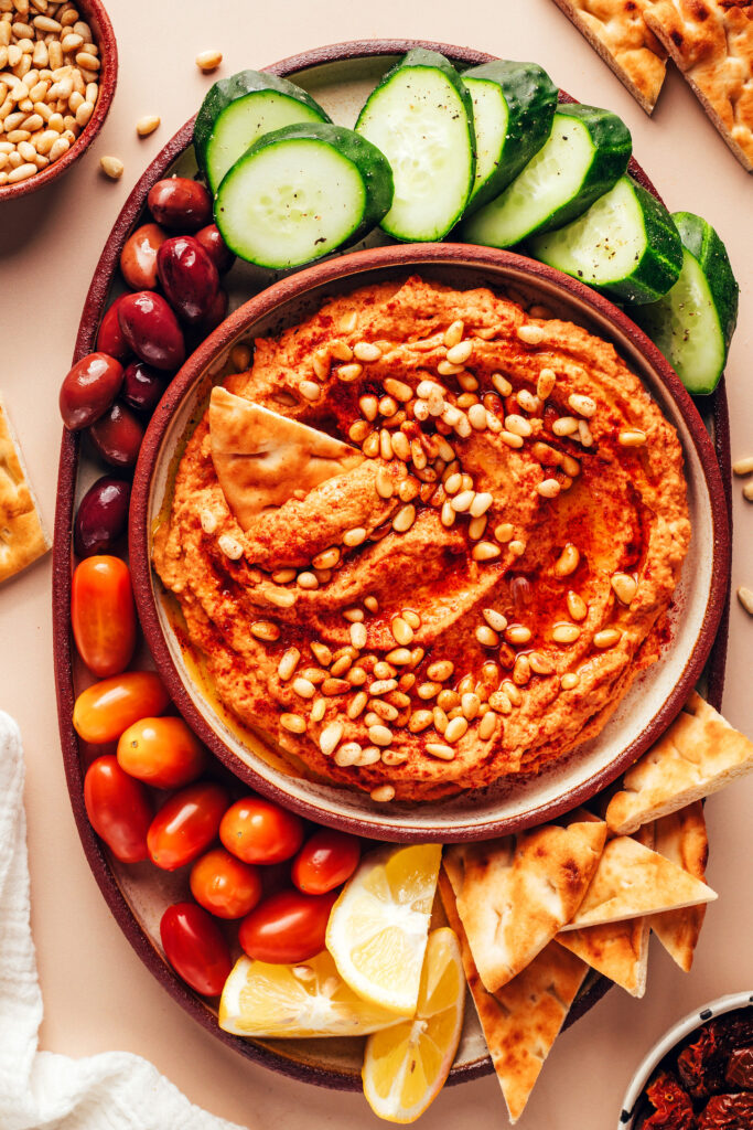 Simple Sun-Dried Tomato Hummus – Minimalist Baker Recipes