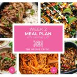 Weekly Meal Plan #2 | The Recipe Critic