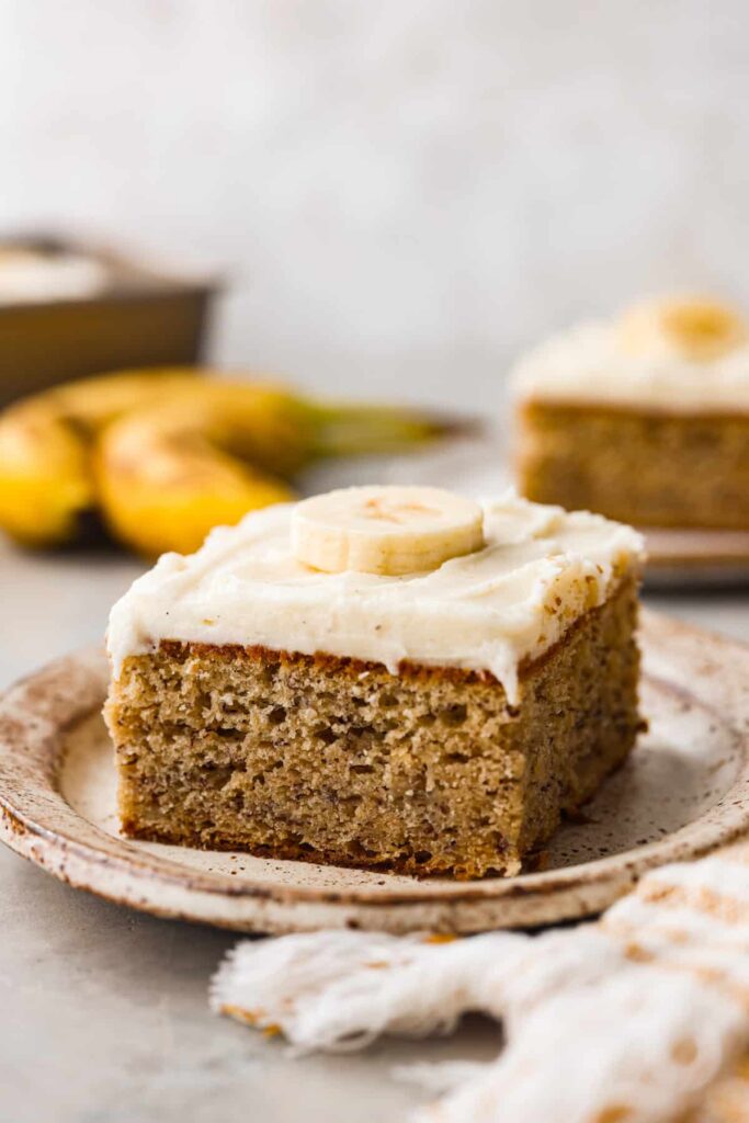 Banana Cake with Cream Cheese Frosting