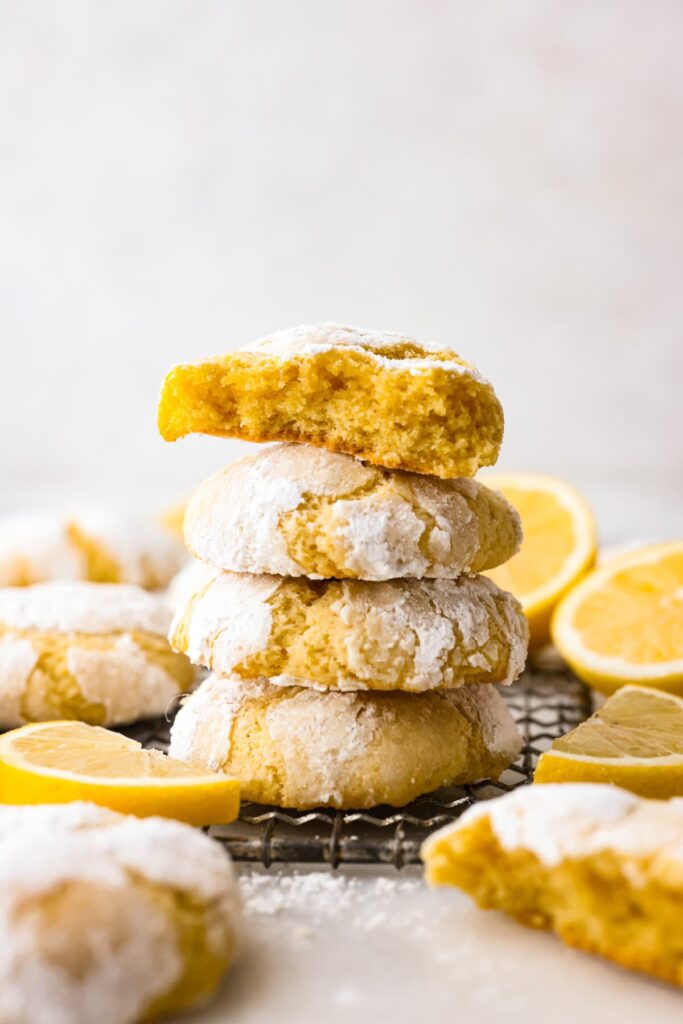 Lemon Crinkle Cookies | The Recipe Critic