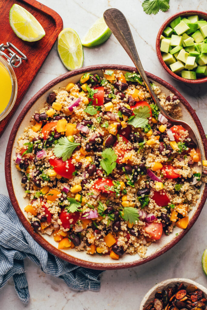 Simple Quinoa Black Bean Salad