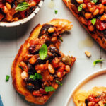 White Bean Eggplant Caponata (1 Pan!)