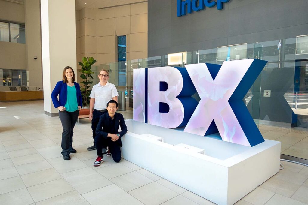 Bringing the IBX Letters to Life with 3D Projection Mapping