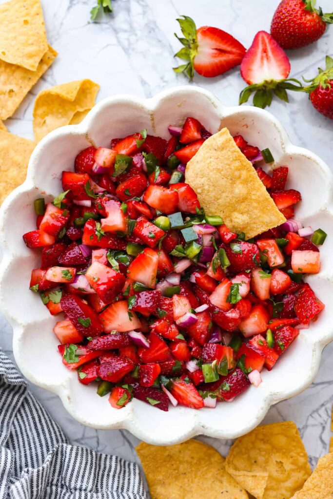 5 Ingredient Strawberry Salsa Recipe