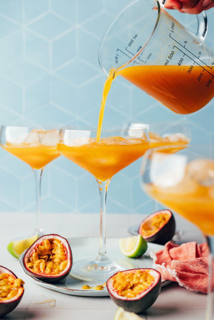 Spicy Passion Fruit Mocktail (AKA “Mockarita”)