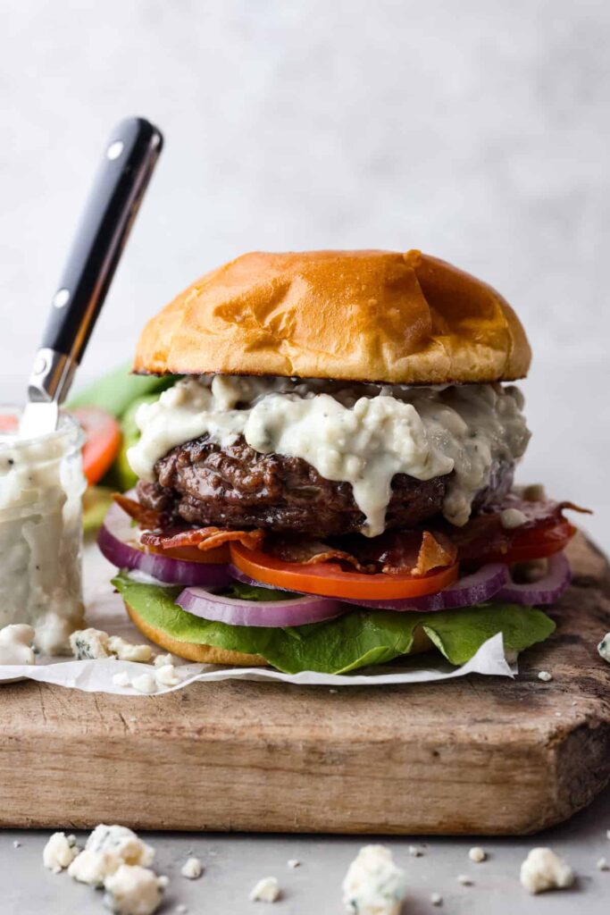 Blue Cheese Burger Recipe | The Recipe Critic