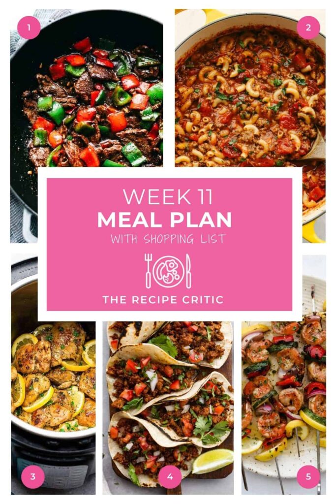 Weekly Meal Plan #11 | The Recipe Critic