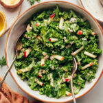 Kale Apple Slaw with Dijon Vinaigrette