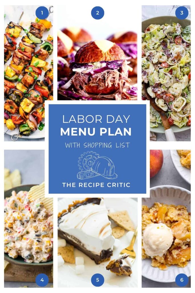 Labor Day Menu Plan | The Recipe Critic