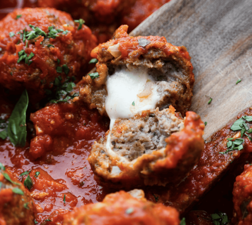 Mozzarella Stuffed Meatballs | The Recipe Critic