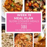 Slow Cooker Weekly Meal Plan