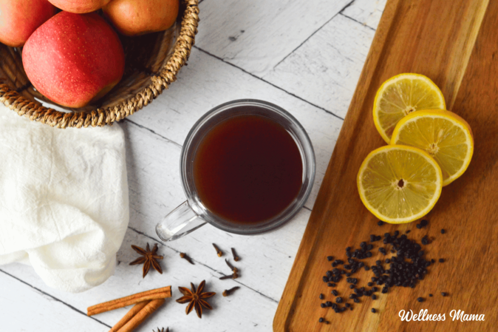 Warming Elderberry Mulled Cider