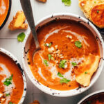 1-Pot Spicy Pumpkin Tomato Soup