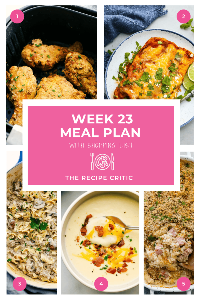 Weekly Meal Plan #23 | The Recipe Critic