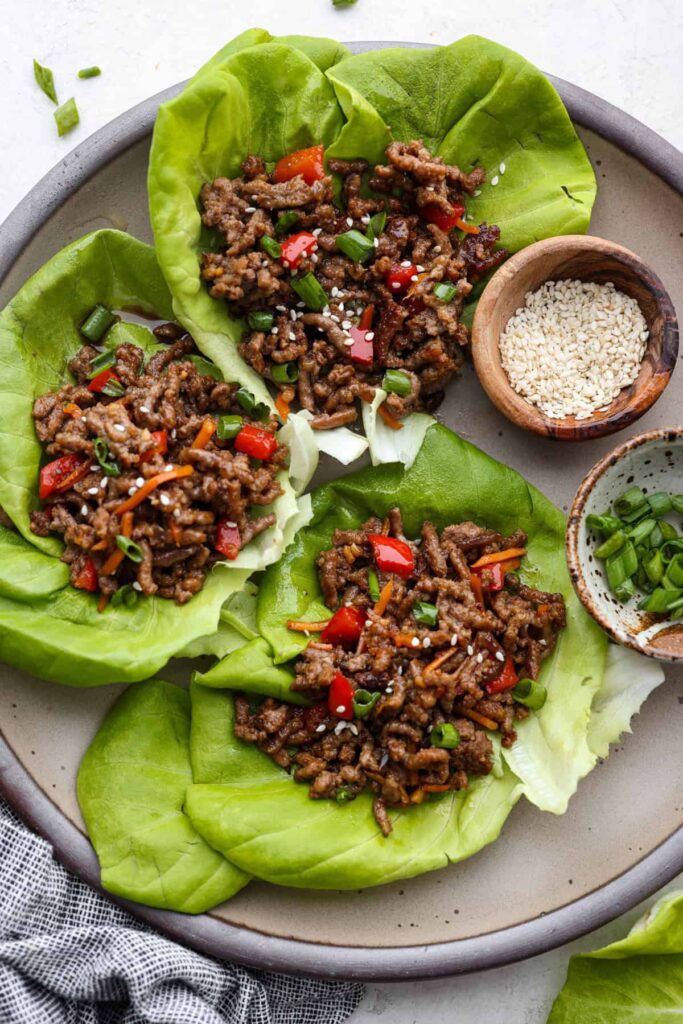 Korean Beef Lettuce Wraps | The Recipe Critic