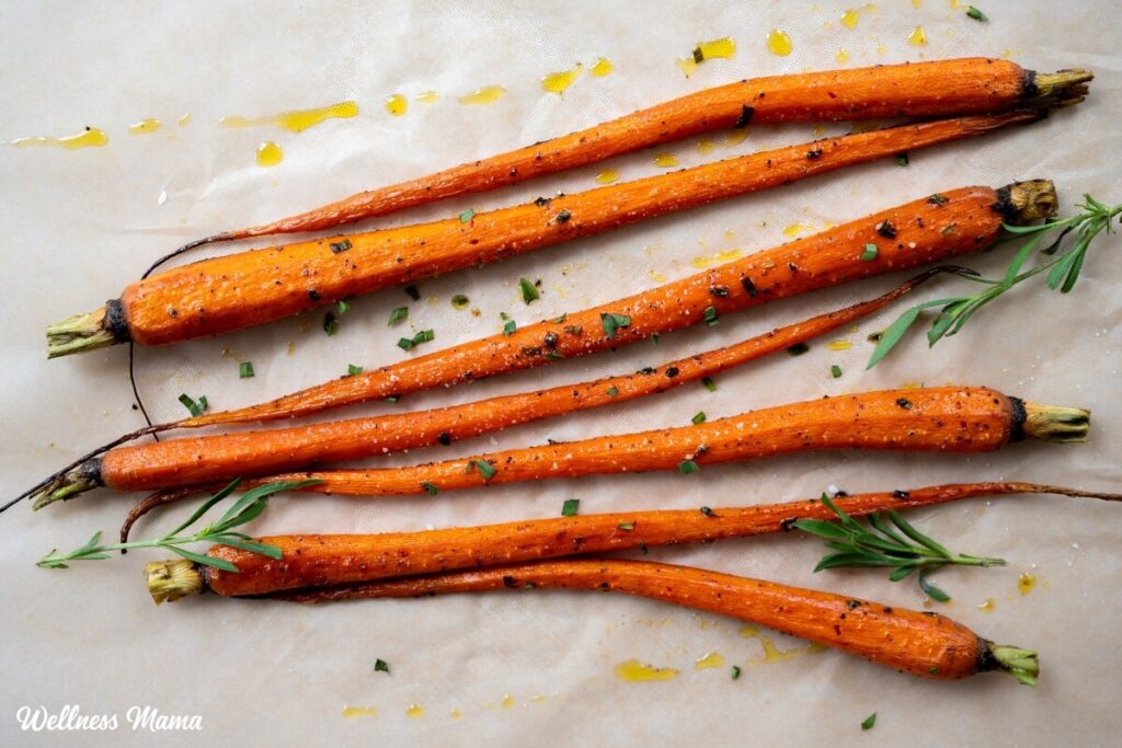 Maple Tarragon Roasted Carrots Recipe