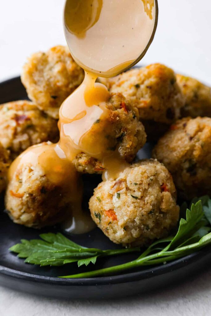 Turkey Stuffing Balls | The Recipe Critic