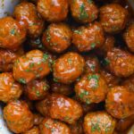 Slow Cooker Honey Buffalo Meatballs